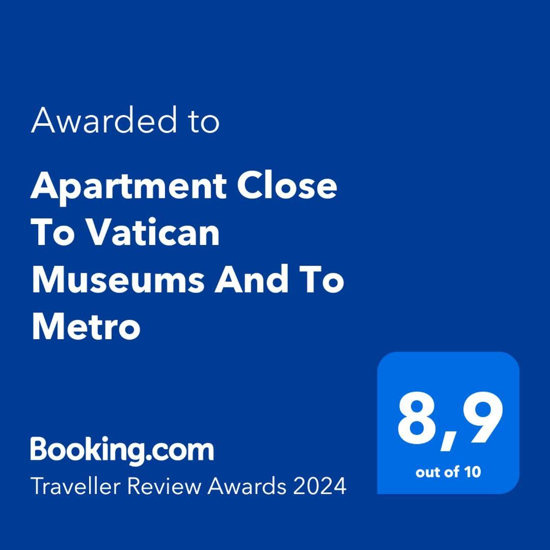Apartment Close To Vatican Museums And To Metro Рим Екстериор снимка